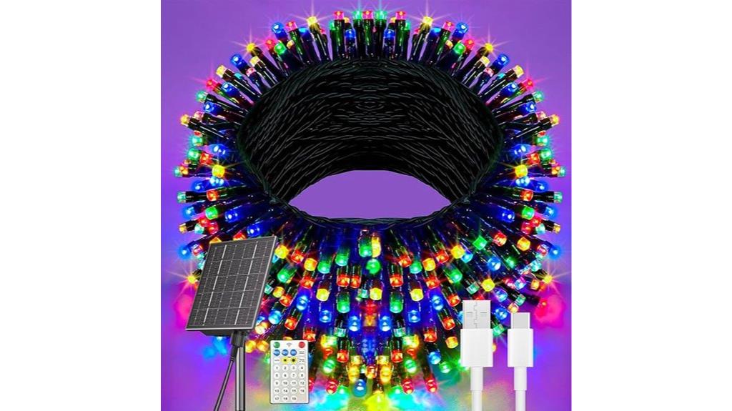 outdoor solar led string
