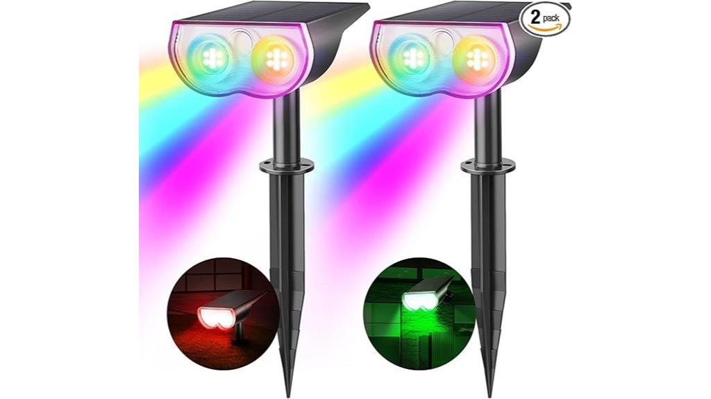 outdoor solar spot lights