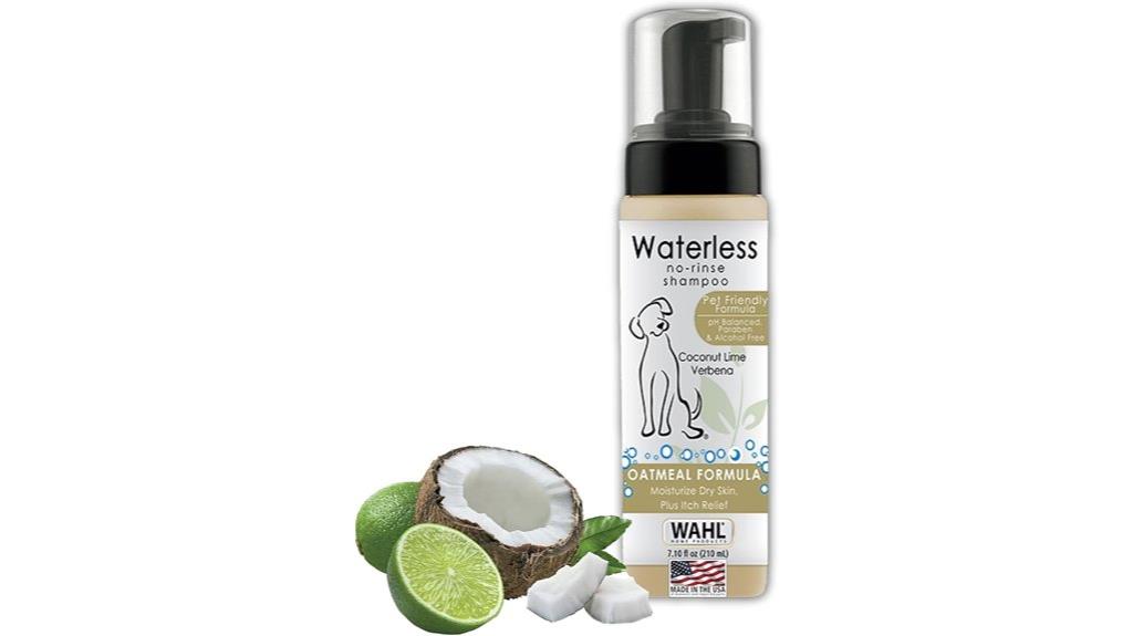 pet waterless coconut oatmeal