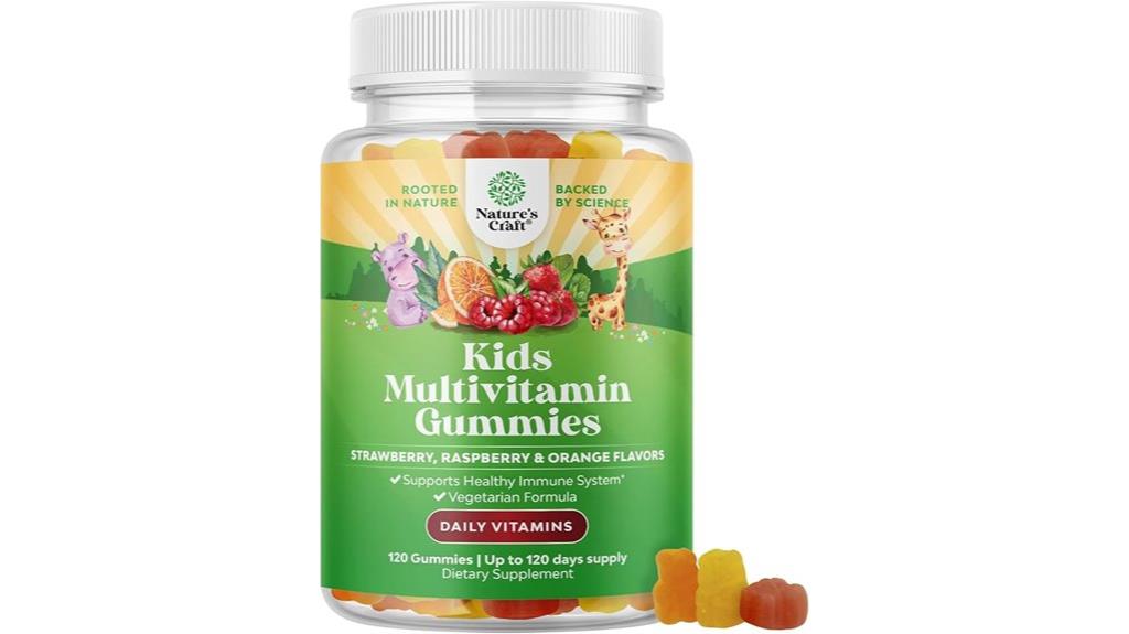 plant based kids multivitamin gummies