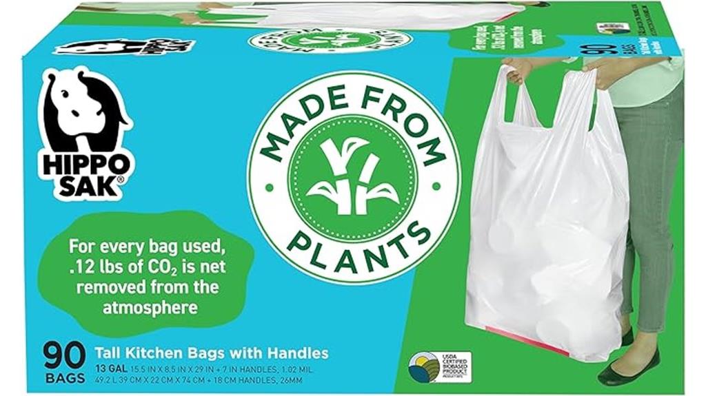 plant based tall garbage bags