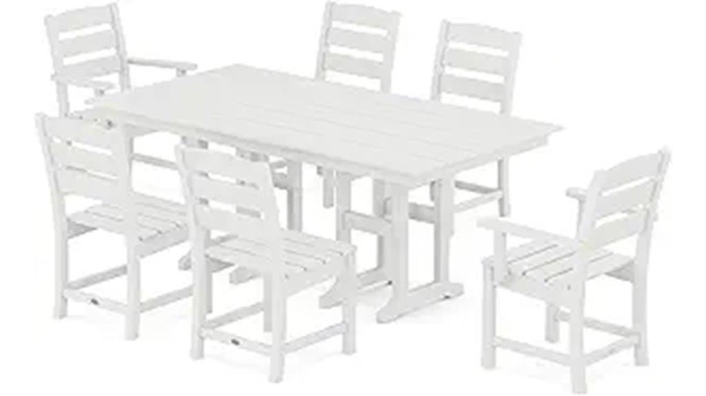 polywood lakeside dining set
