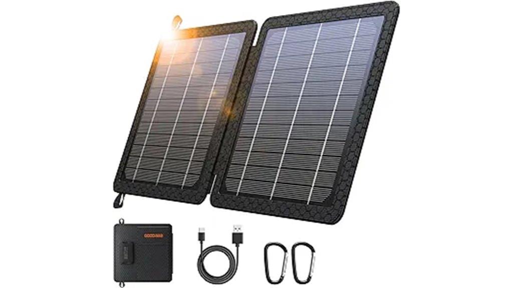 portable 10w solar charger