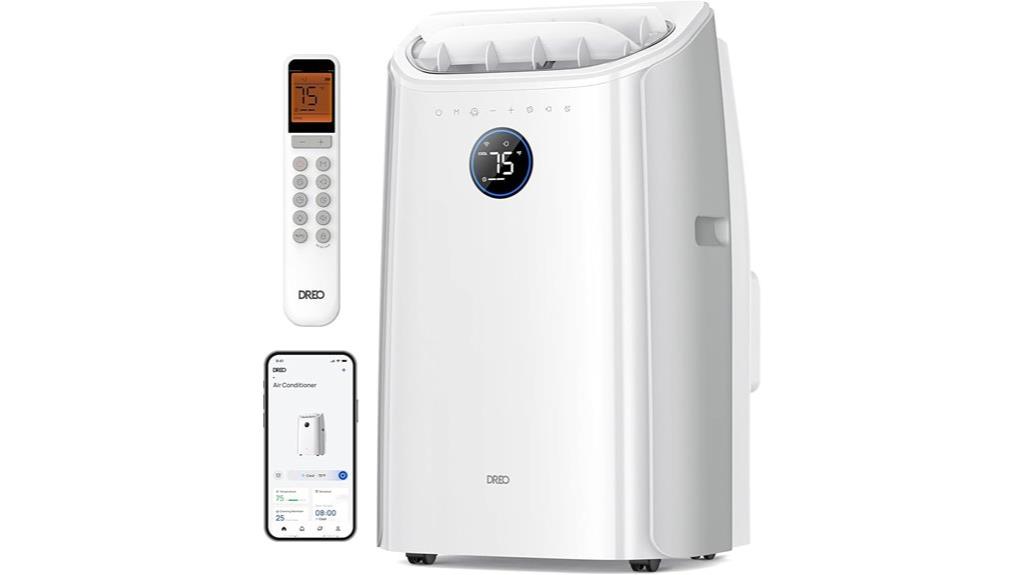portable 12000 btu smart ac