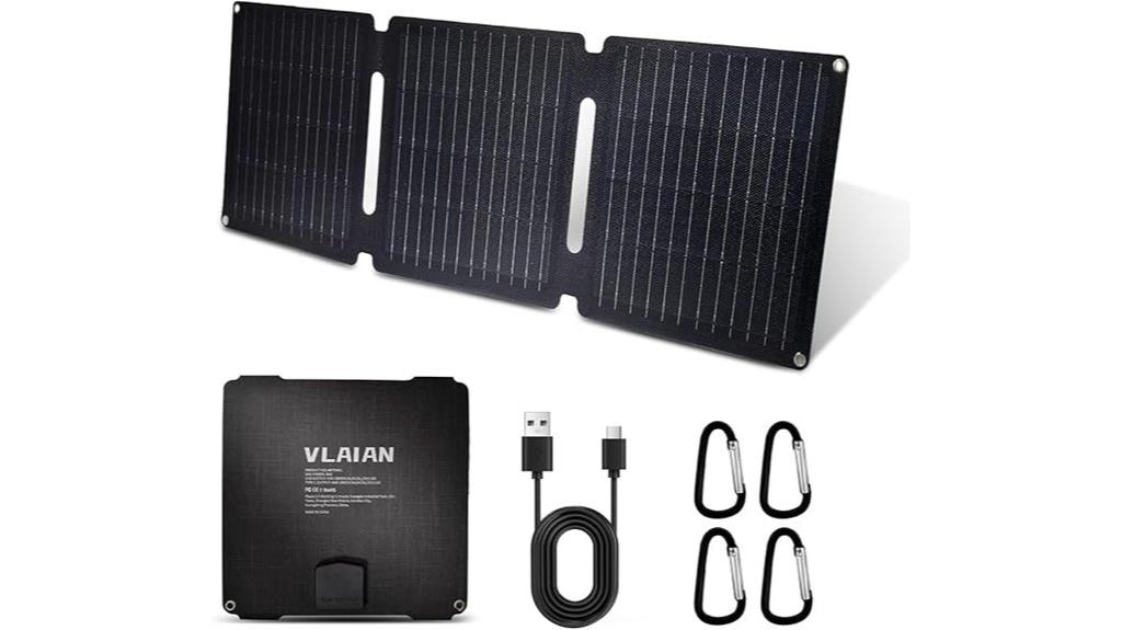 portable foldable solar charger