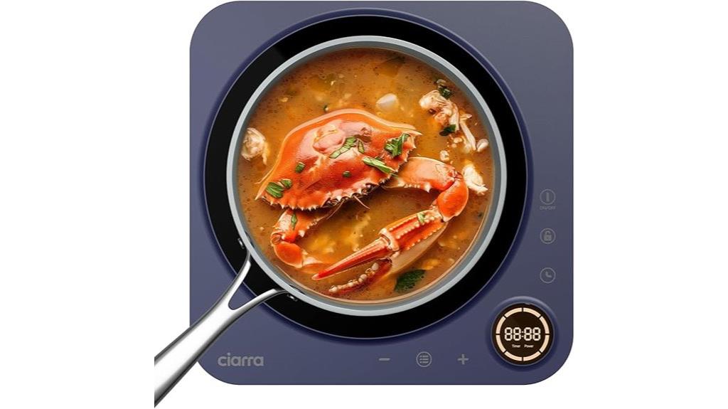 portable touch induction cooktop