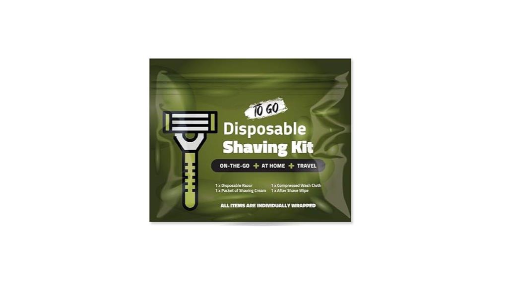 portable travel shaving kit