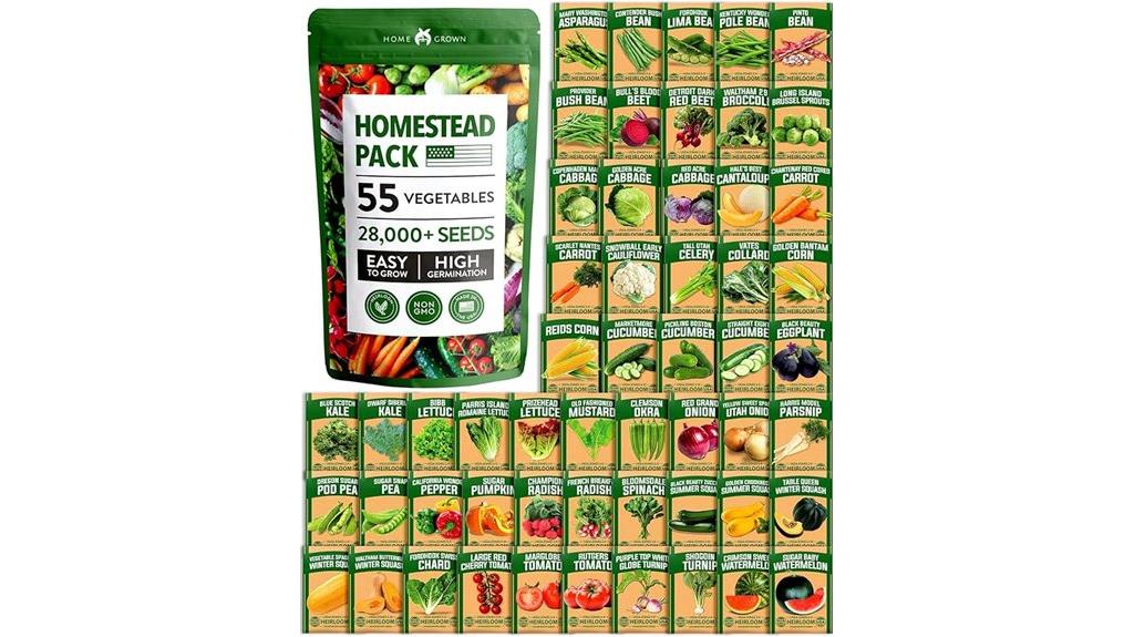 premium 55 vegetable seeds