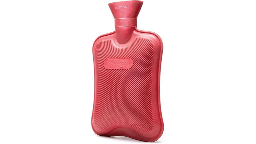 premium red rubber bottle