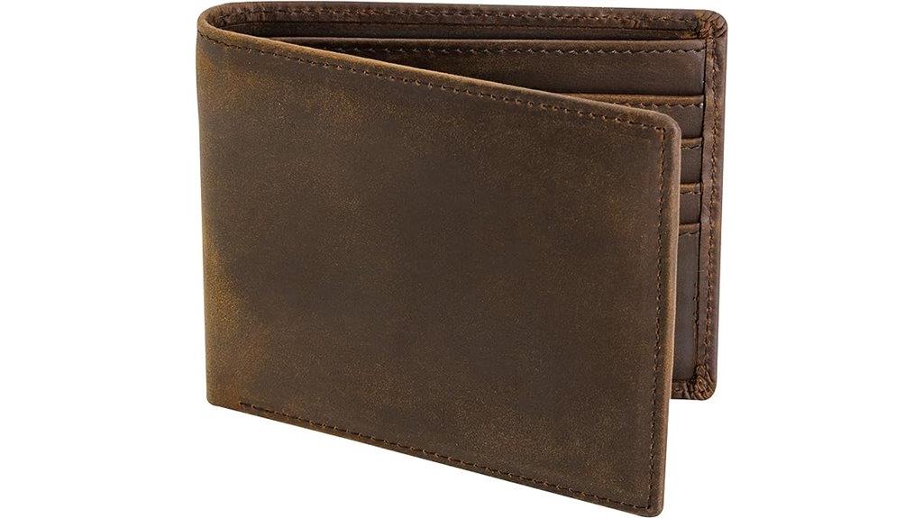 premium rfid leather wallet
