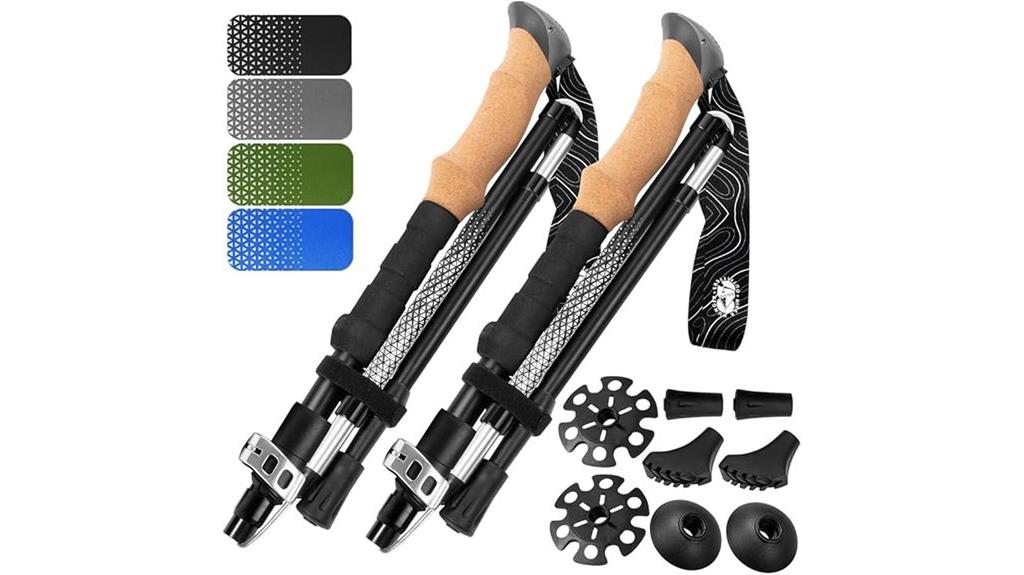 premium usa foldable hiking poles