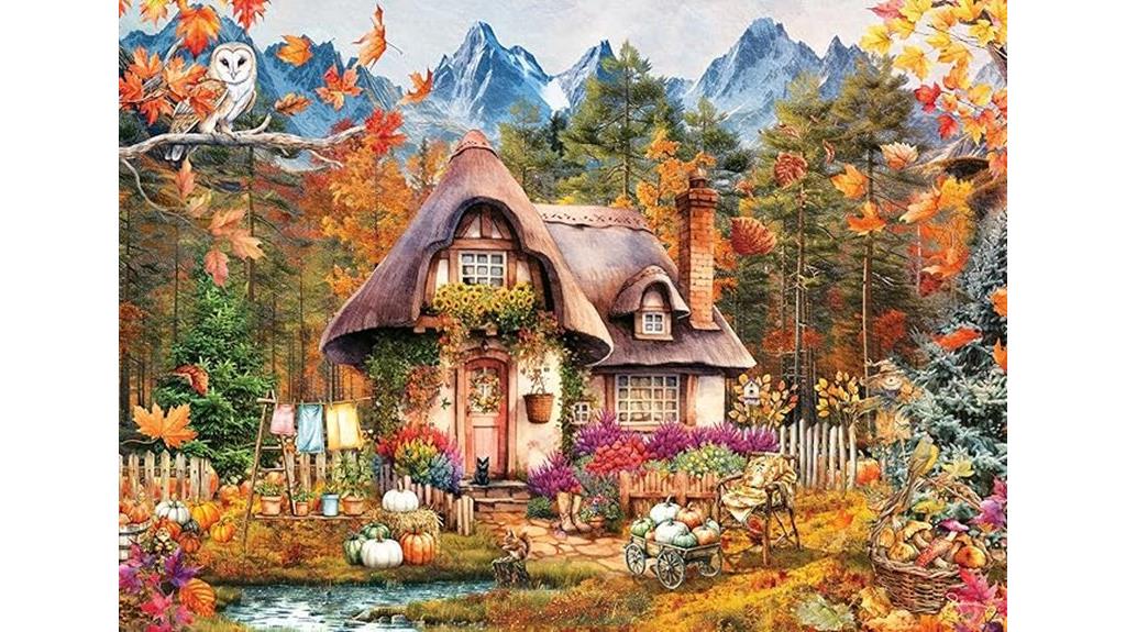 pumpkin cottage jigsaw puzzle