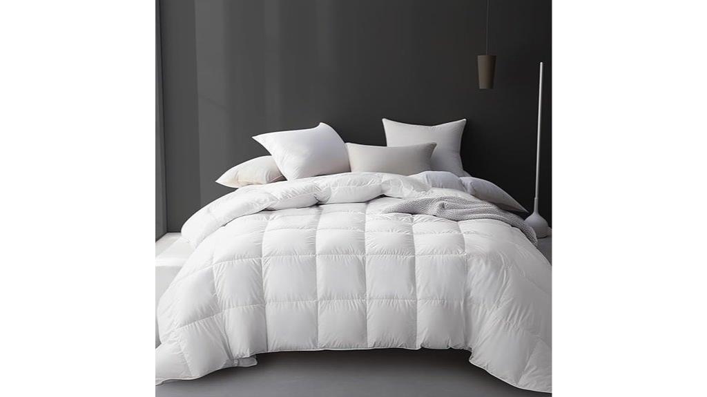 queen size feather comforter