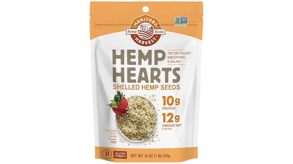 raw shelled hemp seeds