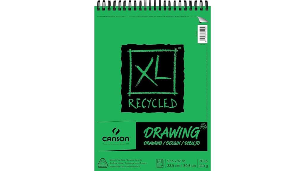 recycled drawing paper pad