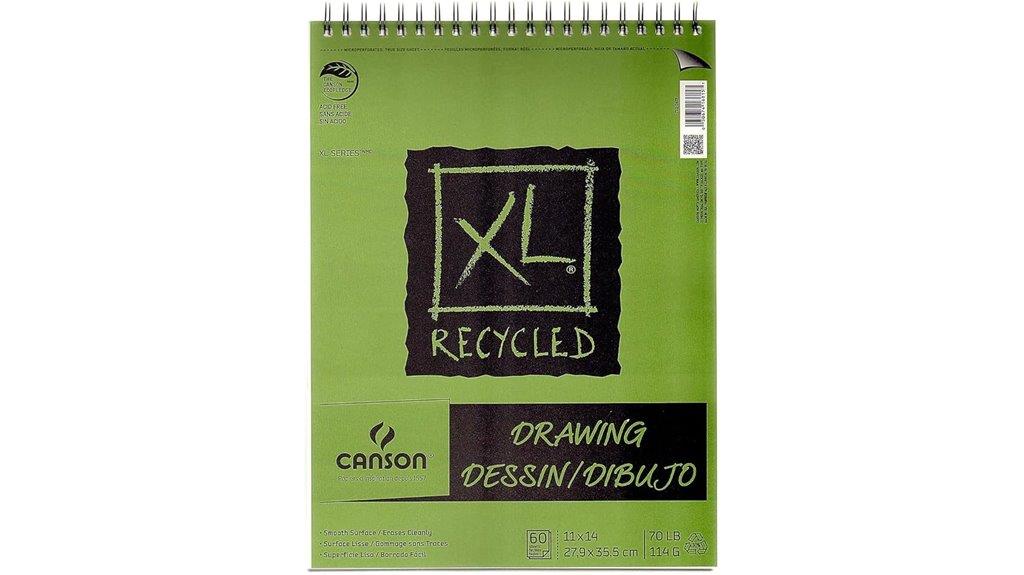 recycled drawing paper pad