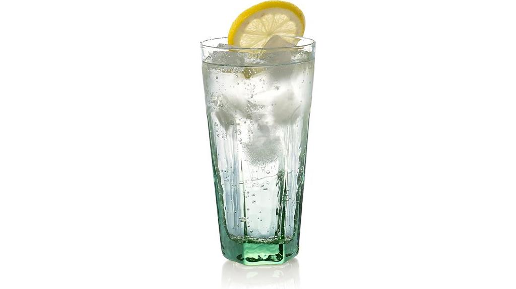 recycled glass tumbler set