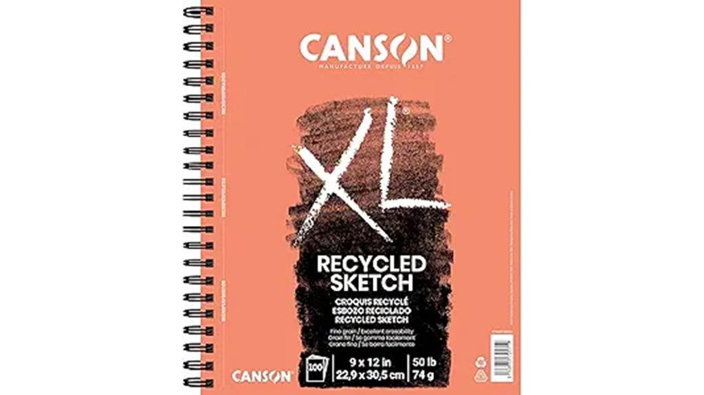 recycled sketch pad