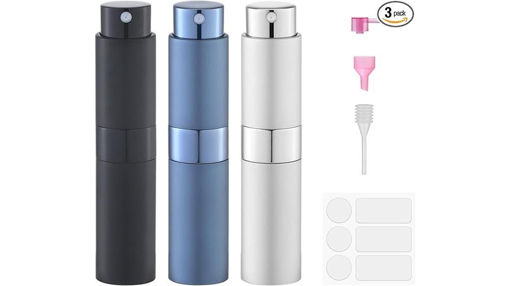 refillable 8ml travel bottle