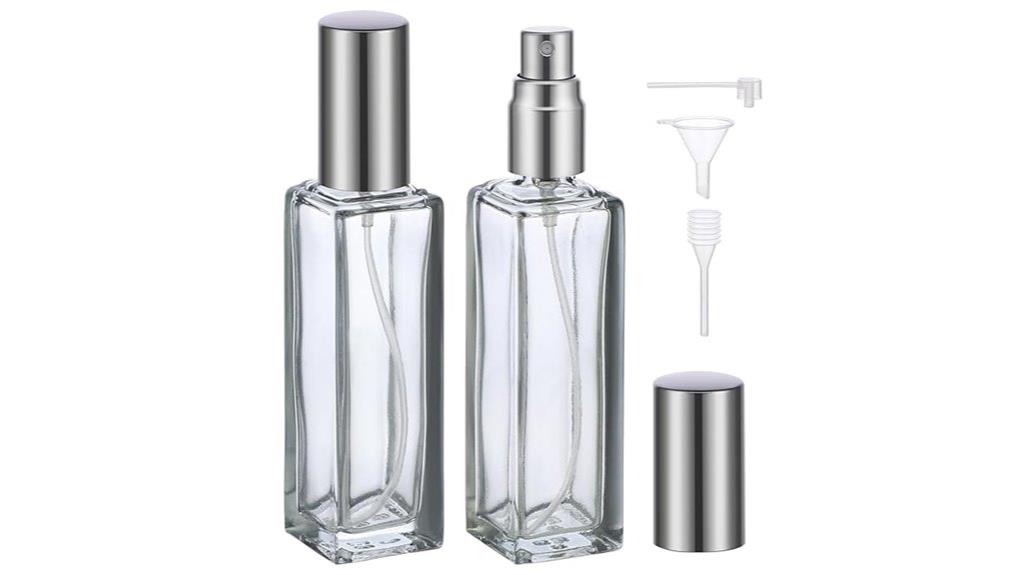 refillable perfume bottle set