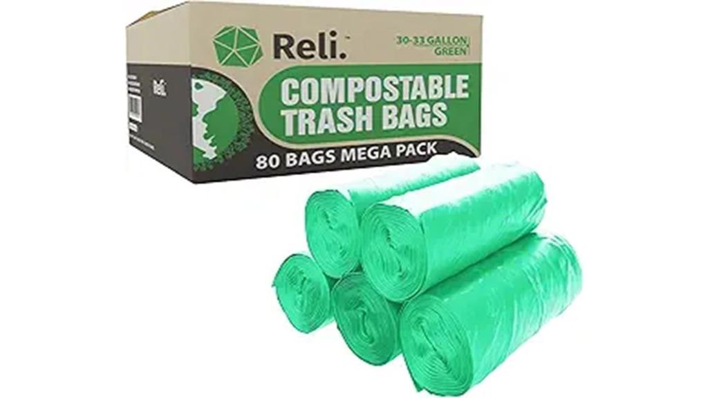 reliable compostable trash bags