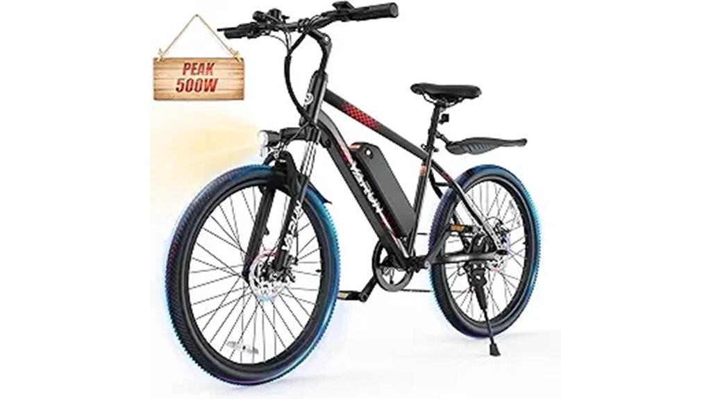 removable battery suspension bike