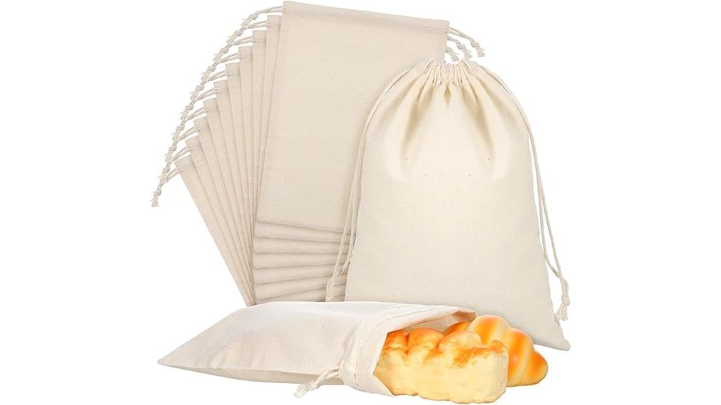 reusable cotton produce bags