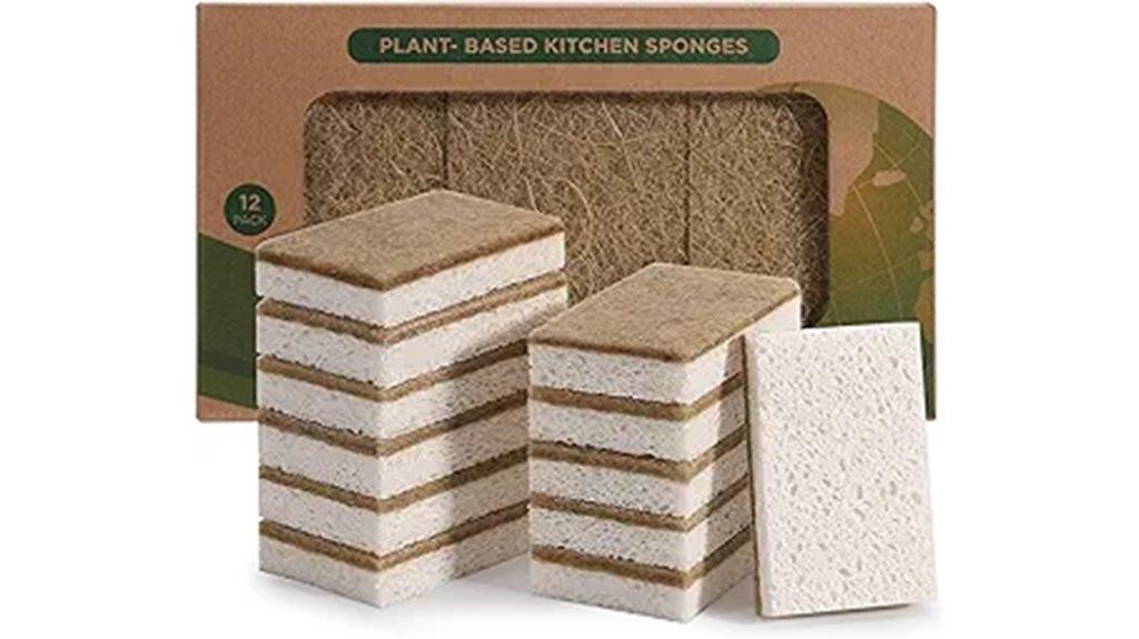 reusable kitchen cleaning sponges