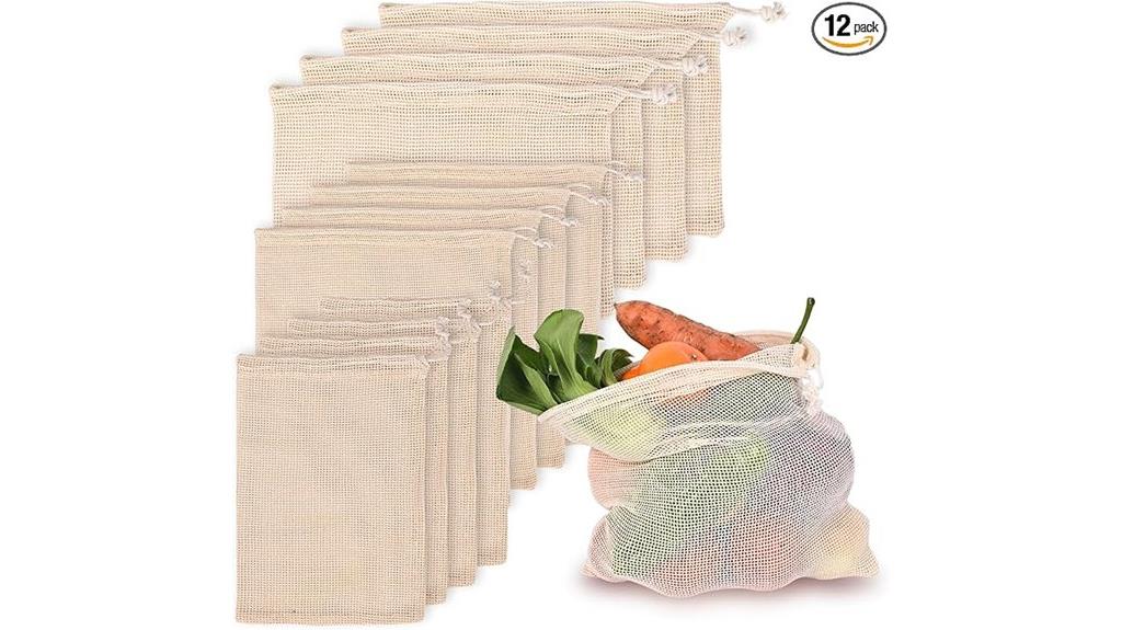 reusable mesh grocery bags