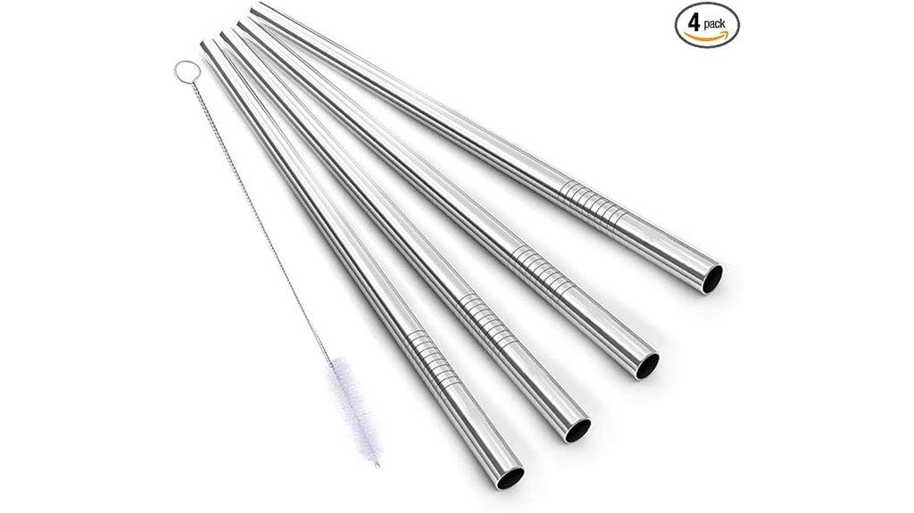 reusable stainless steel straws