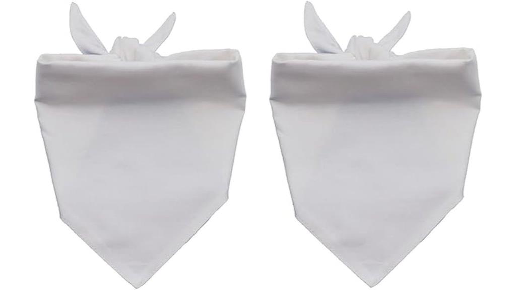 reversible cotton pet bandanas