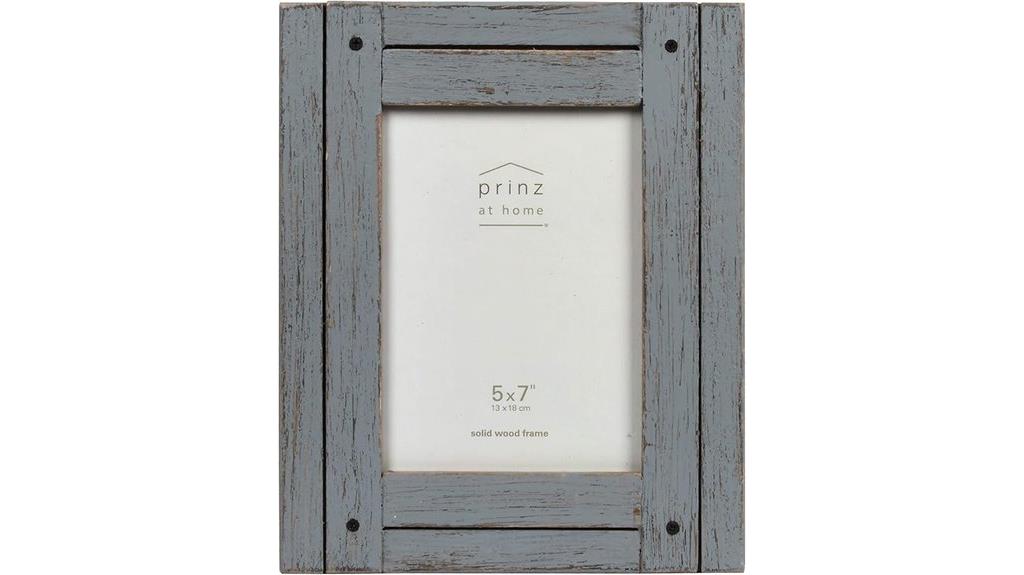 rustic gray wood frame