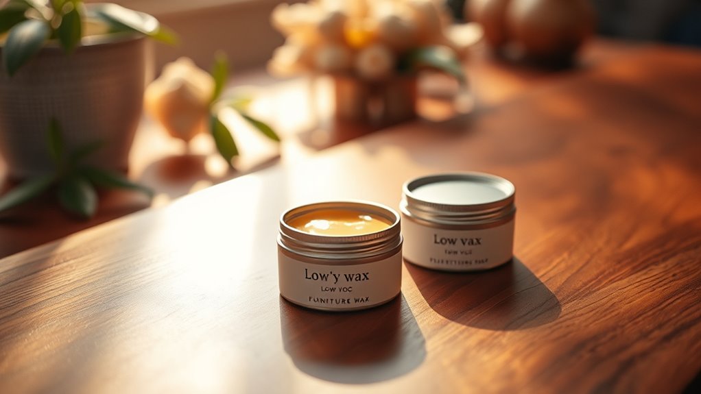 safe low voc furniture waxes