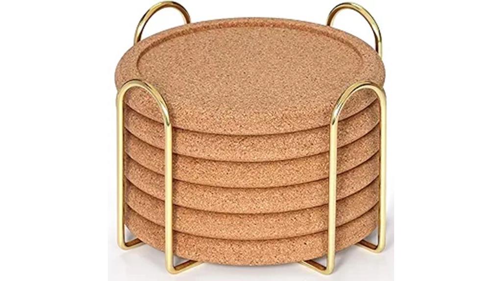 set of 6 round coasters