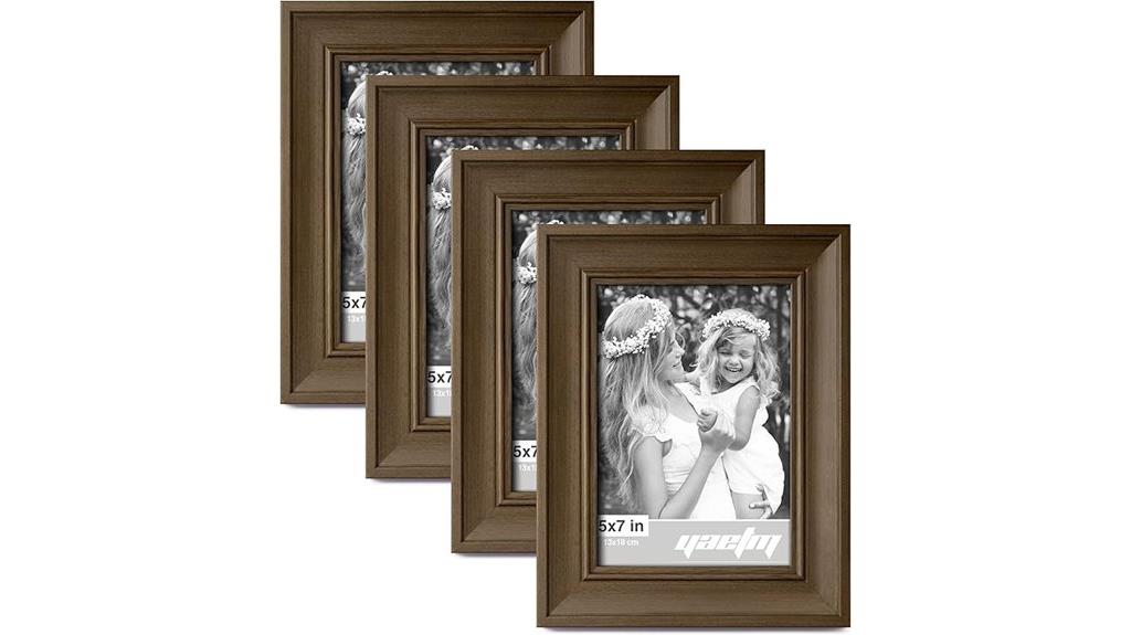 set of four frames