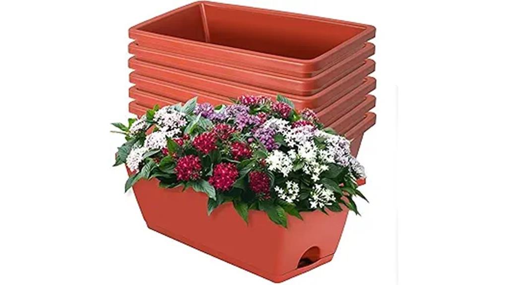 seven pack window planters