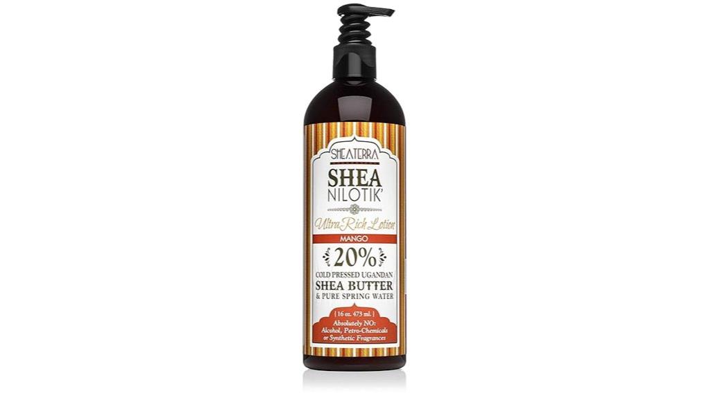 shea butter ultra rich lotion