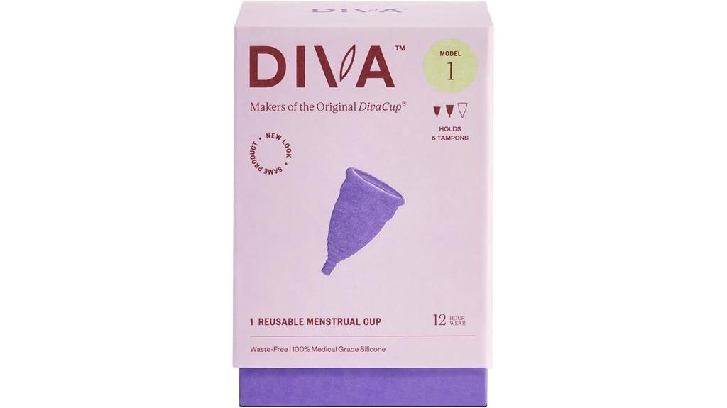 silicone menstrual cup model