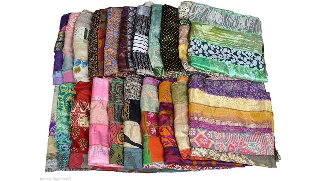 silk handmade wrap scarves