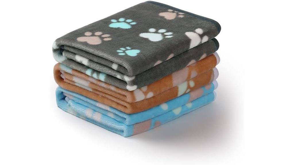 small fluffy pet blanket