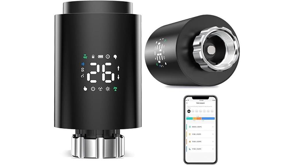 smart zigbee thermostat valve