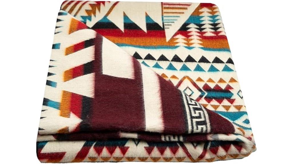 soft wool travel blanket