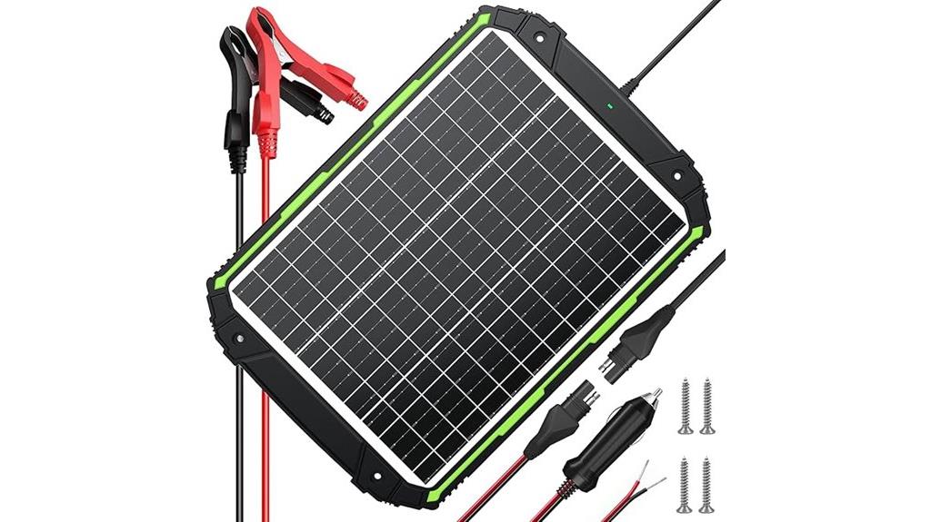 solar 12v battery charger