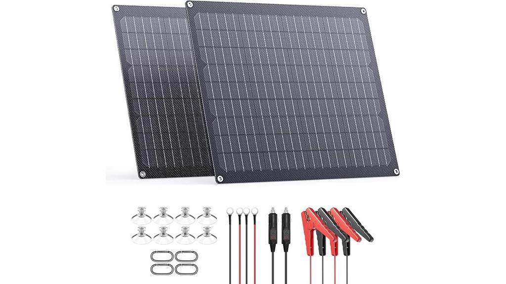 solar charger with maintainers