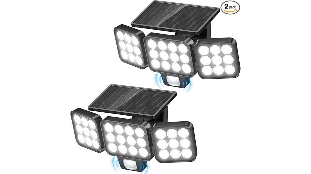 solar flood light pack