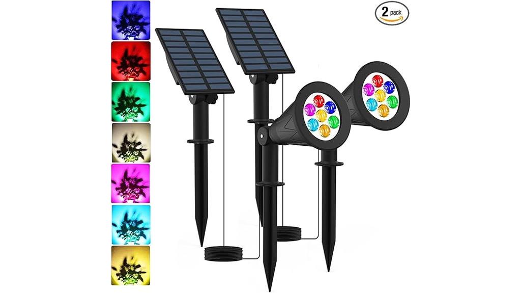 solar landscape spotlights pack