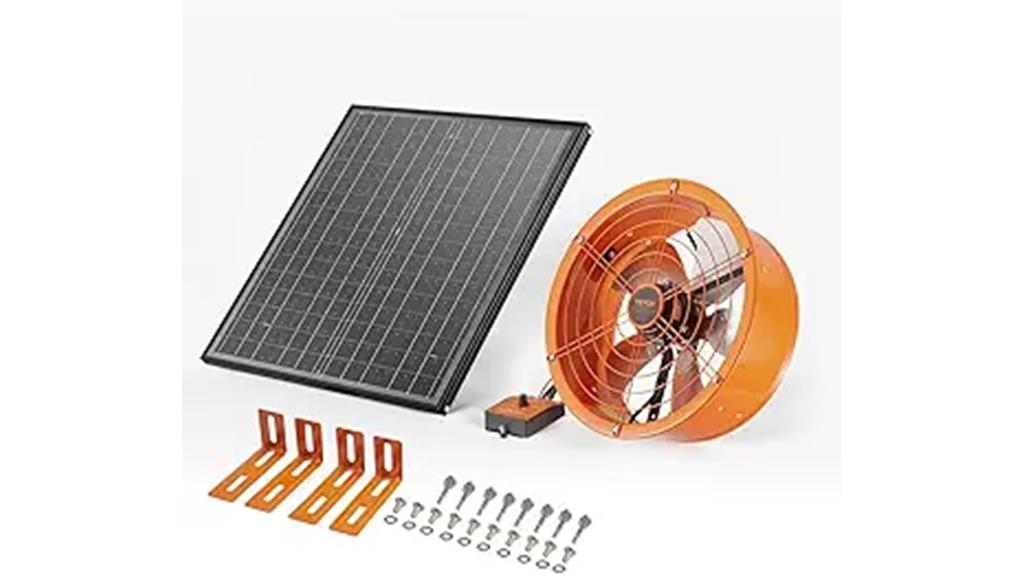 solar powered 14 inch attic fan