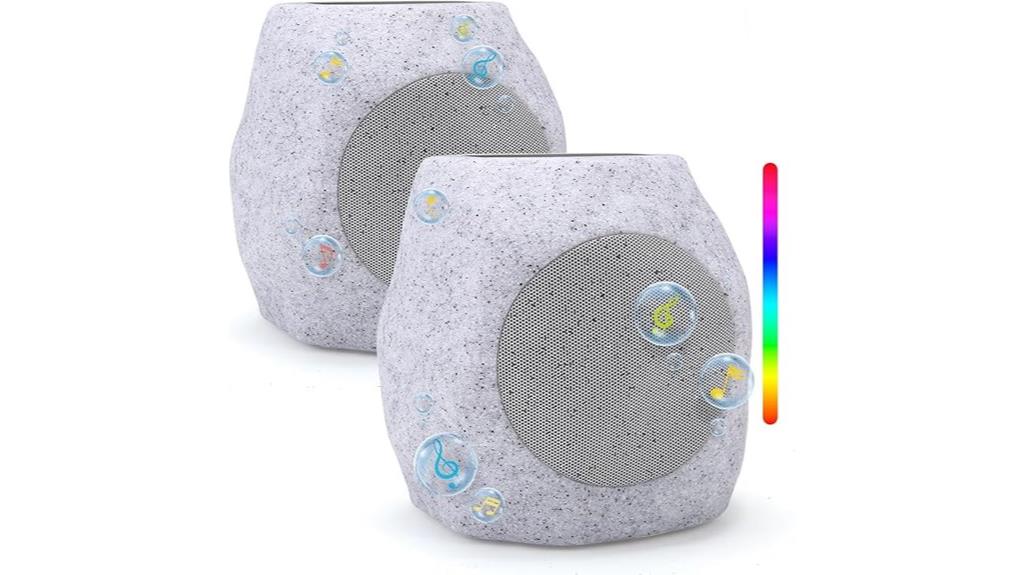 solar rock bluetooth speakers
