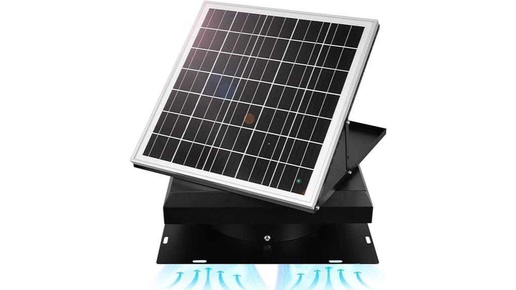 solar roof ventilation fan