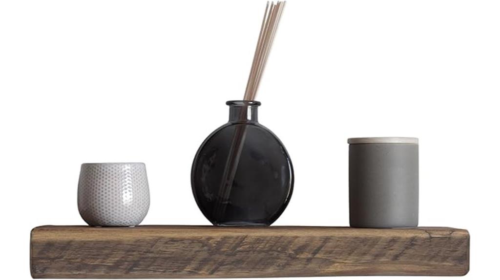 solid rustic reclaimed shelves